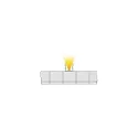 Deko-Light AU-02-10, høj U-Profil til 10 - 11,3 mm LED Strips, 100cm, anodiseret aluminium