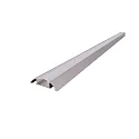  LED Profil AM-01-10 flad Overflade profil til 10-11,3mm LED Strips, 200cm, anodiseret aluminium - uden dækning