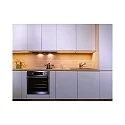  LED Profil AM-01-10 flad Overflade profil til 10-11,3mm LED Strips, 200cm, anodiseret aluminium - uden dækning