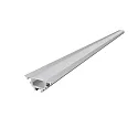  LED Profil AV-01-10 Hjørne Profil til 10-11,3mm LED Strips, 200cm, anodiseret aluminium