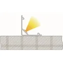 Deko-Light Hjørneprofil AV-05-15 til 15 mm LED Stripes, sølv matt, anodiseret, 200cm