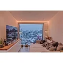 Basis Profil AM-02-10 til 10 - 11.3mm LED Strip, sølv matt, anodiseret, 200cm