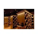 ET-01-08, flad T-Profil til 8 - 9,3 mm LED Strips, 200cm, anodiseret aluminium