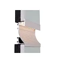 Deko-Light Indervæg Profil Vægvoute EL-02-12 til 12 - 13,3 LED Strips, 100cm