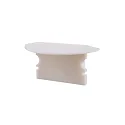 Endekappe P-ET-02-15, 30 mm, 2 stk., hvid
