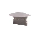 Endcaps f-ET-02-15, 30 mm, 2 items, grey
