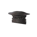 Endekappe F-ET-02-15, 30 mm, 2 stk., sort