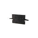 Endekappe H-ET-01-12, 27 mm, 2 stk., sort