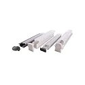  Endekappe R-ET-02-08, 23 mm, 2 stk., grå