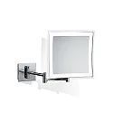 Spejl med belysning BS 84 TOUCH LED 5-fold, firkantet IP 20, chrom 