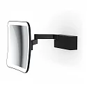 mirror with lighting VISION S mirror with 5x magnification IP44, black matt 