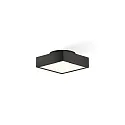 Loftlampe CUT 18 N IP44, sort mat dæmpbar