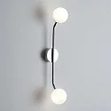 Wall luminaire PEP TWO, G9, IP20, chrome