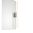 Mirror luminaire OMEGA 1, 1x S14d, 30-60cm, 1 socket, IP20, nickel satin