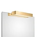 Spejllampe BOX 1-40 N LED IP44, guld mat dæmpbar