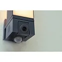 Lutec Udendørs wall luminaire CUBA med bevægelsesdetektor, med kamera, App-kontrol IP44, antracit dæmpbar