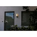 Lutec Udendørs wall luminaire CUBA med bevægelsesdetektor, med kamera, App-kontrol IP44, antracit dæmpbar