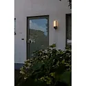Lutec Udendørs wall luminaire CUBA med bevægelsesdetektor, med kamera, App-kontrol IP44, antracit dæmpbar
