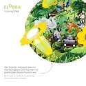 Elobra Rondell WILDNIS TIERWELT, 3x E14, grøn