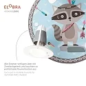 Elobra Rondell LITTLE INDIANS WASCHBÄR OSKAR, 3x E14, blå/brun