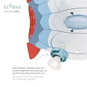 Elobra Rondell LUFTSCHIFF TECHNIKWELT, 3x GU10, blå/rød
