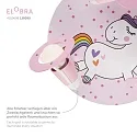 Elobra Rondell EINHORN BABSY MÄRCHENWELT, 3x E14, pink