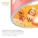 Elobra Pendel LITTLE ASTRONAUTS SPACE MISSION 25/40, E27, blå
