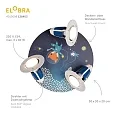Elobra Rondell LITTLE ASTRONAUTS SPACE MISSION, 3x E14, blå