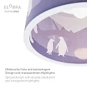 Elobra Pendant luminaire SCANDI WALD 25/40, E27, mint green