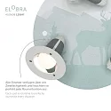 Elobra Rondell SCANDI WALD, 3x E14, mint green