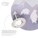 Elobra Rondell SCANDI WALD, 3x E14, mint green