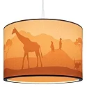 Elobra Pendant luminaire SCANDI SAVANNE 25/40, E27, orange