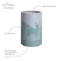 Elobra LED Bordlampe SCANDI SAVANNE 25/15, 3W, orange