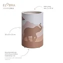 Elobra LED Bordlampe SCANDI SAVANNE 25/15, 3W, orange