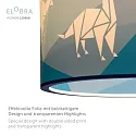 Elobra Pendel DINOS 25/40, E27, grøn