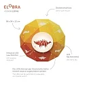 Elobra LED Loftlampe DINOS LED board + 20 LED, 11W, 3000K, blå