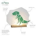 Elobra LED Bordlampe DINOS, 3W, blå