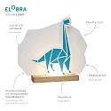 Elobra LED Bordlampe DINOS, 3W, blå