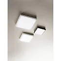 Fabas Luce Fabas Luce DESDY LED Loftlampe, IP54, aluminium, hvid, 30x30cm