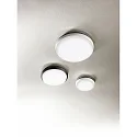 Fabas Luce Fabas Luce OLLY LED Loftlampe, IP54, aluminium, hvid, Ø 30cm