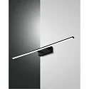 LED Wall luminaire NALA, 1x 15W, 3000K, 1350lm, IP44, black