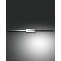 LED Væglampe NALA, 1x 15W, 3000K, 1350lm, IP44, forkromet