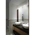 Fabas Luce LED Væglampe NALA, 1x 15W, 3000K, 1350lm, IP44, forkromet
