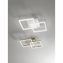 Fabas Luce Fabas Luce BARD LED Loftlampe 45x45cm, guld matt