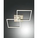 LED Loftlampe BARD, 1x 52W, 3000K, 4680lm, IP20, guld matt
