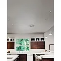 Fabas Luce Fabas Luce ISABELLA LED Pendel 4 pendler, nikkel satin / chrom / aluminium