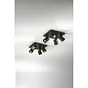 Fabas Luce Spot MODO 4-flammer GU10 IP20, sort 