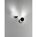 LED Wall luminaire ARA, 2x 6W, 3000K, 1080lm, IP20, black