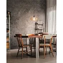 Fabas Luce Pendant luminaire ELA, E27, 1x 60W, IP20, amber