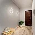 Fabas Luce LED Wall luminaire GIOTTO, 1x 18W, 3000K, 1620lm, IP20, white